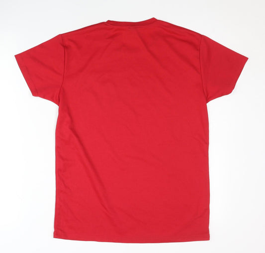 SOL'S Men's Red S Basic T-Shirt Logo Short Sleeve