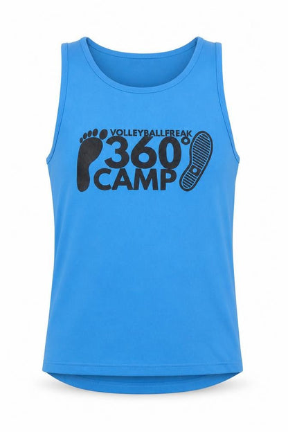Mens UK Size M Awdis Blue Volleyball Tank