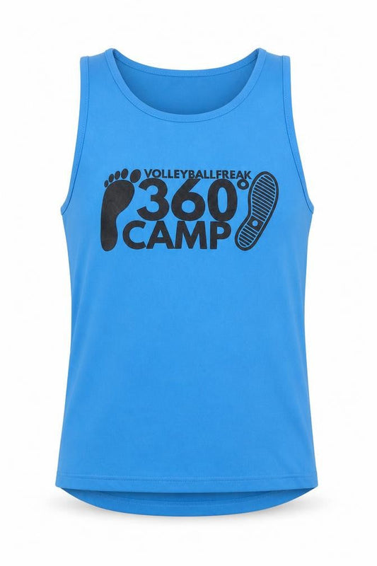 Mens UK Size M Awdis Blue Volleyball Tank