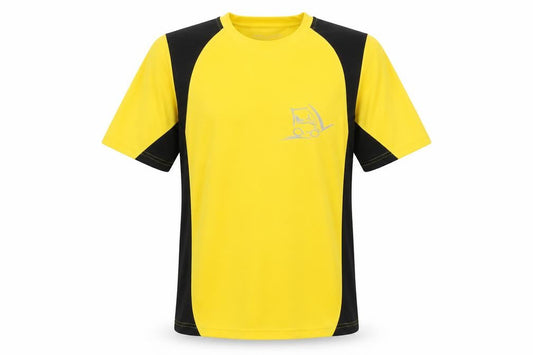 Mens UK Size M James & Nicholson Yellow  T-Shirt