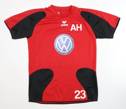 Erima Men's Red Football Jersey T-Shirt M