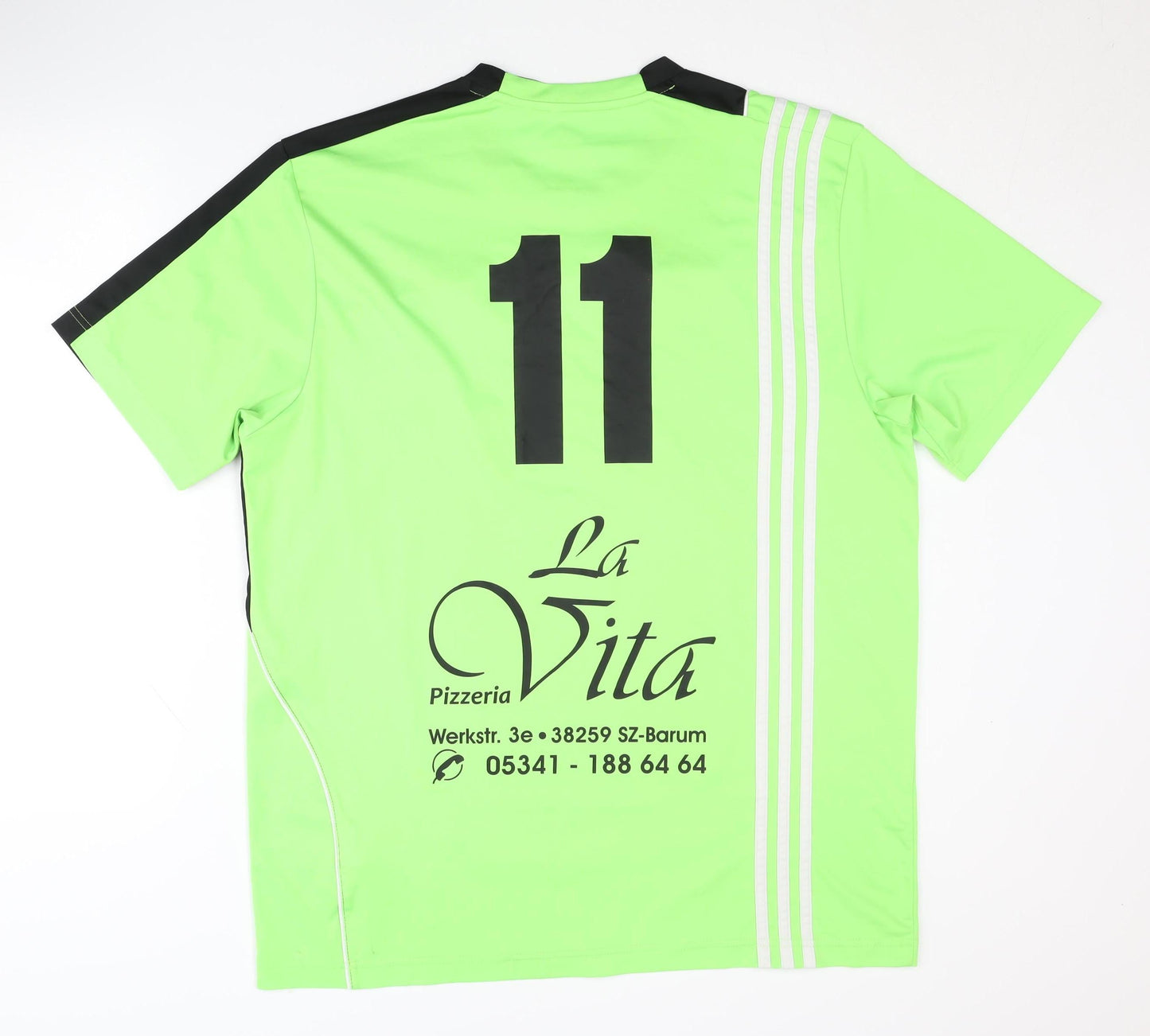 Adidas Men's Green Football Jersey 3XL Sports Tee