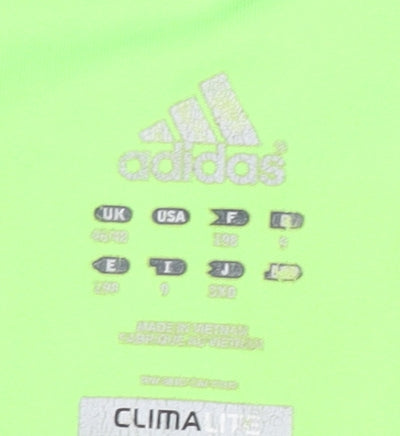 Adidas Men's Green Football Jersey 3XL Sports Tee