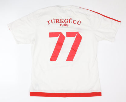 Adidas Men's White Football Jersey L - Quick Dry
