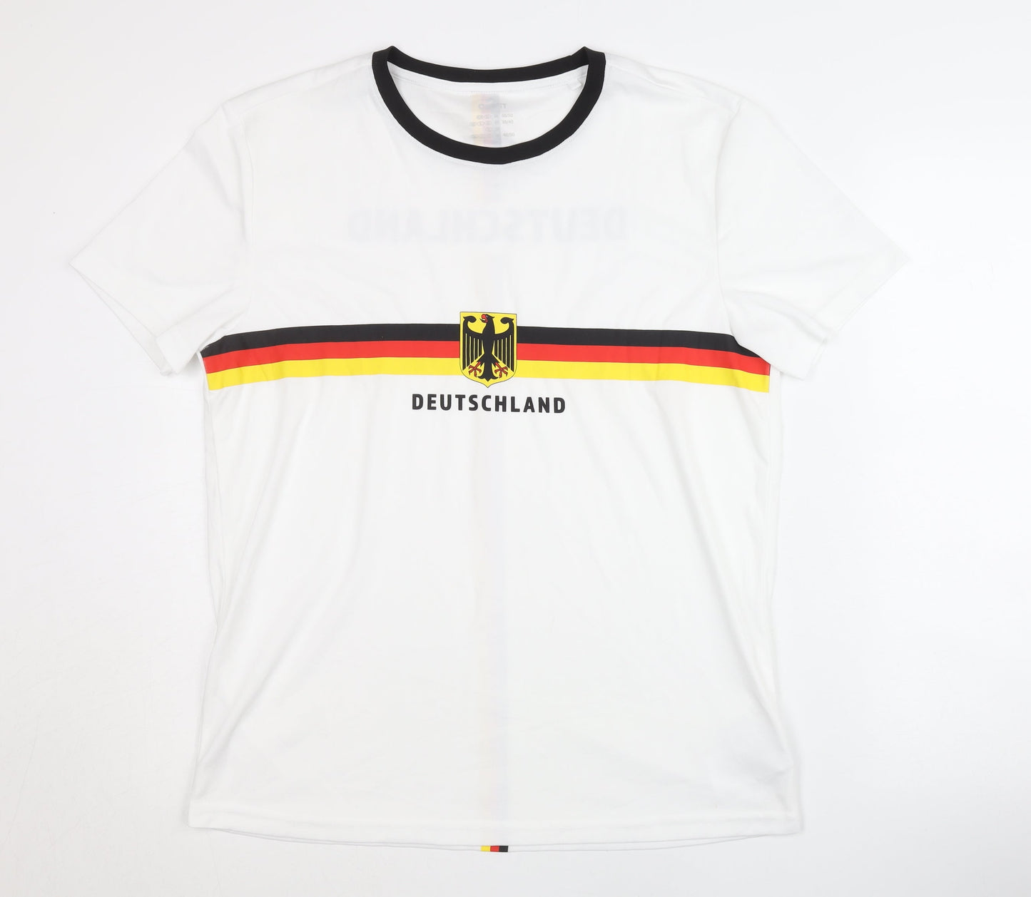 Crivit Men’s White Football Jersey T-Shirt M