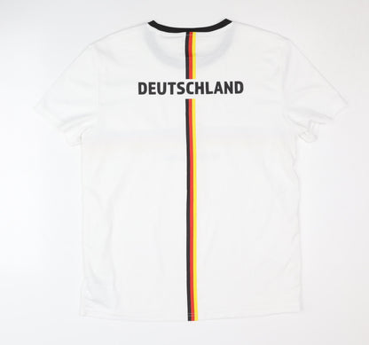 Crivit Men’s White Football Jersey T-Shirt M