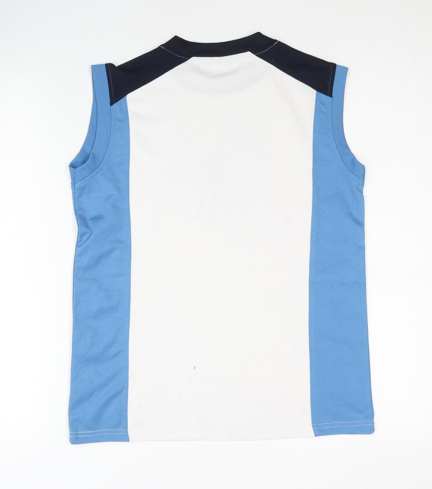 Alive Boys' Blue White Basketball Tank Top Size 14