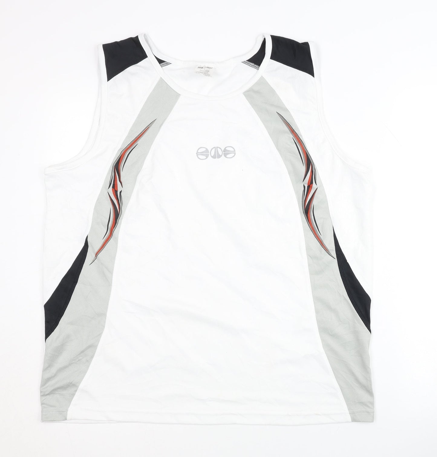 Shamp Men's White Tank Top XL Athletic Pullover