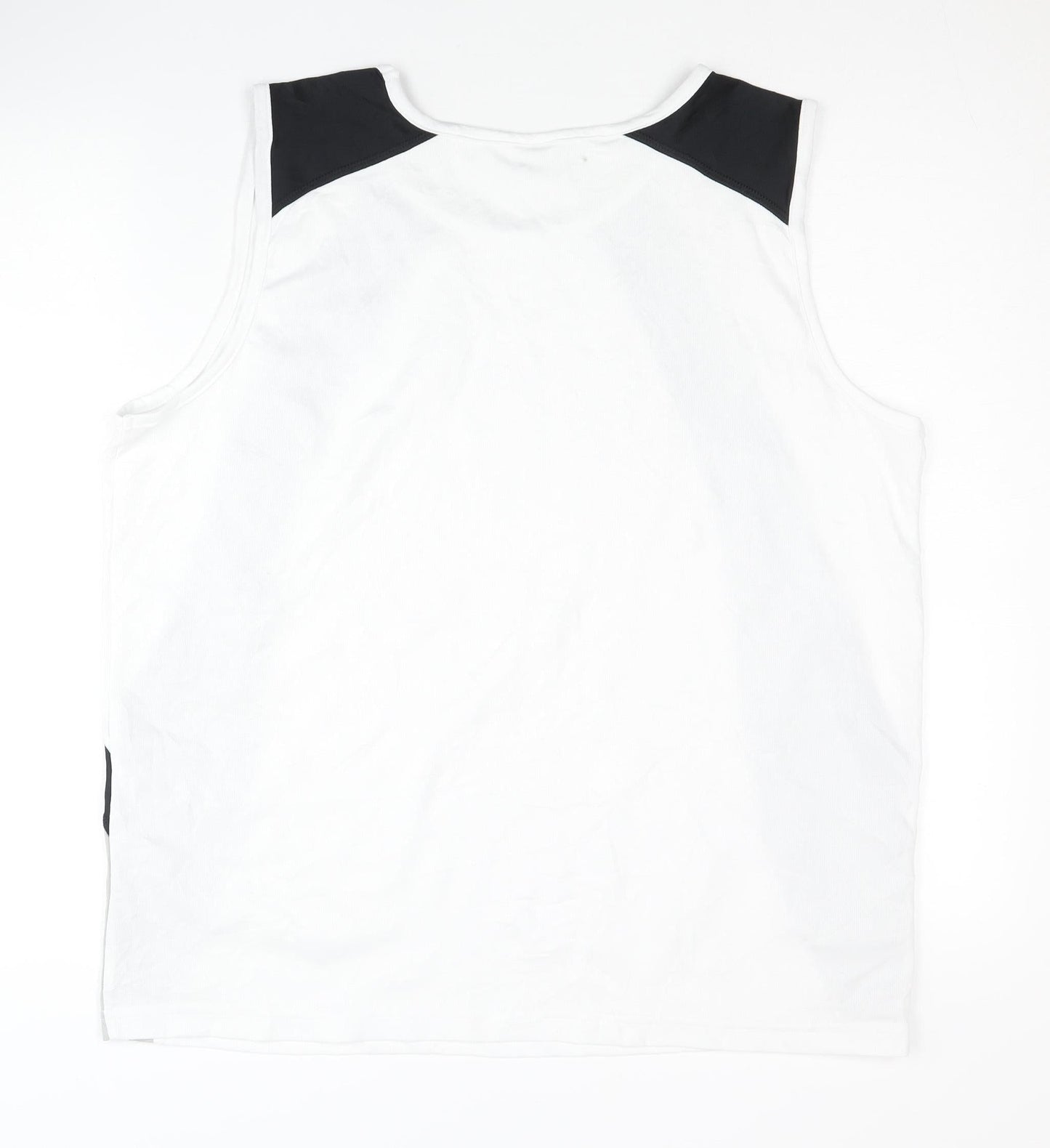 Shamp Men's White Tank Top XL Athletic Pullover