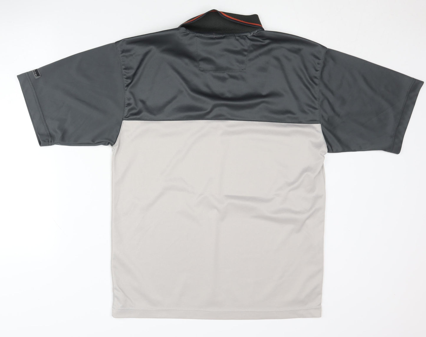 Let's Go Men's Grey Polo Shirt - Size M - 1/4 Zip