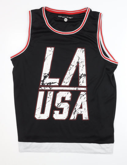 Chapter Men's Black Sports Tank Jersey 2XL