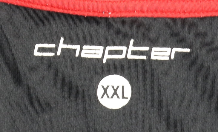Chapter Men's Black Sports Tank Jersey 2XL