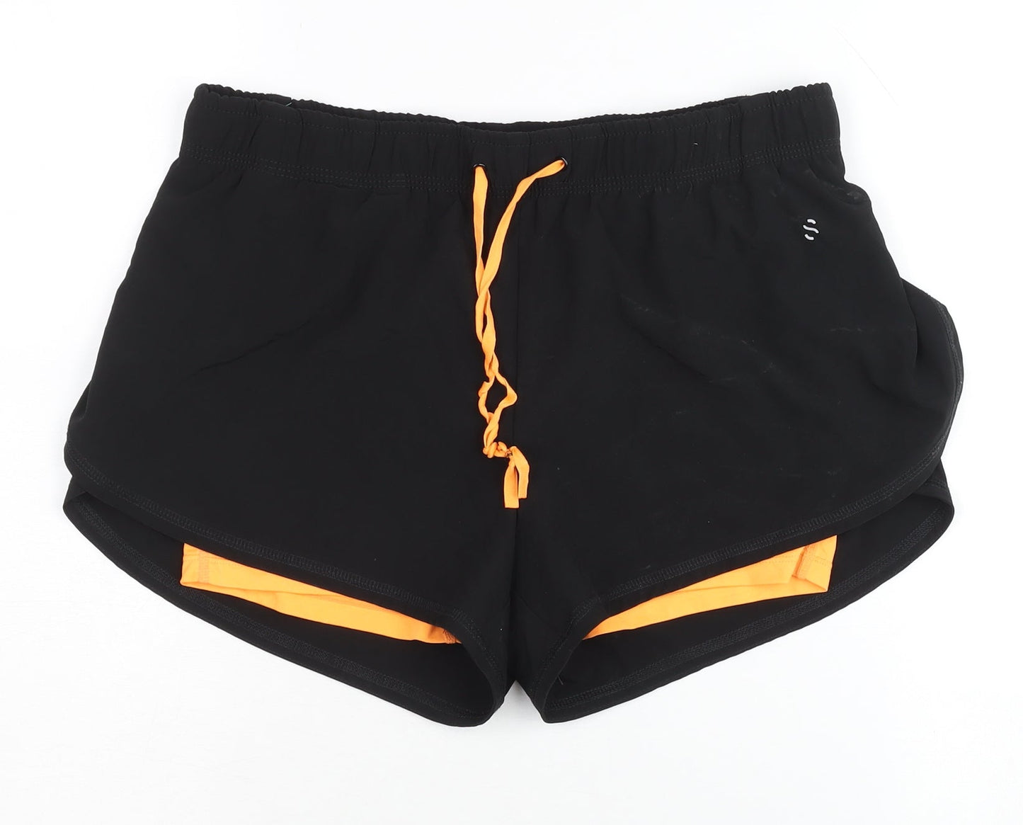 H&M Women's Black Athletic Shorts Size 12 Slim Fit