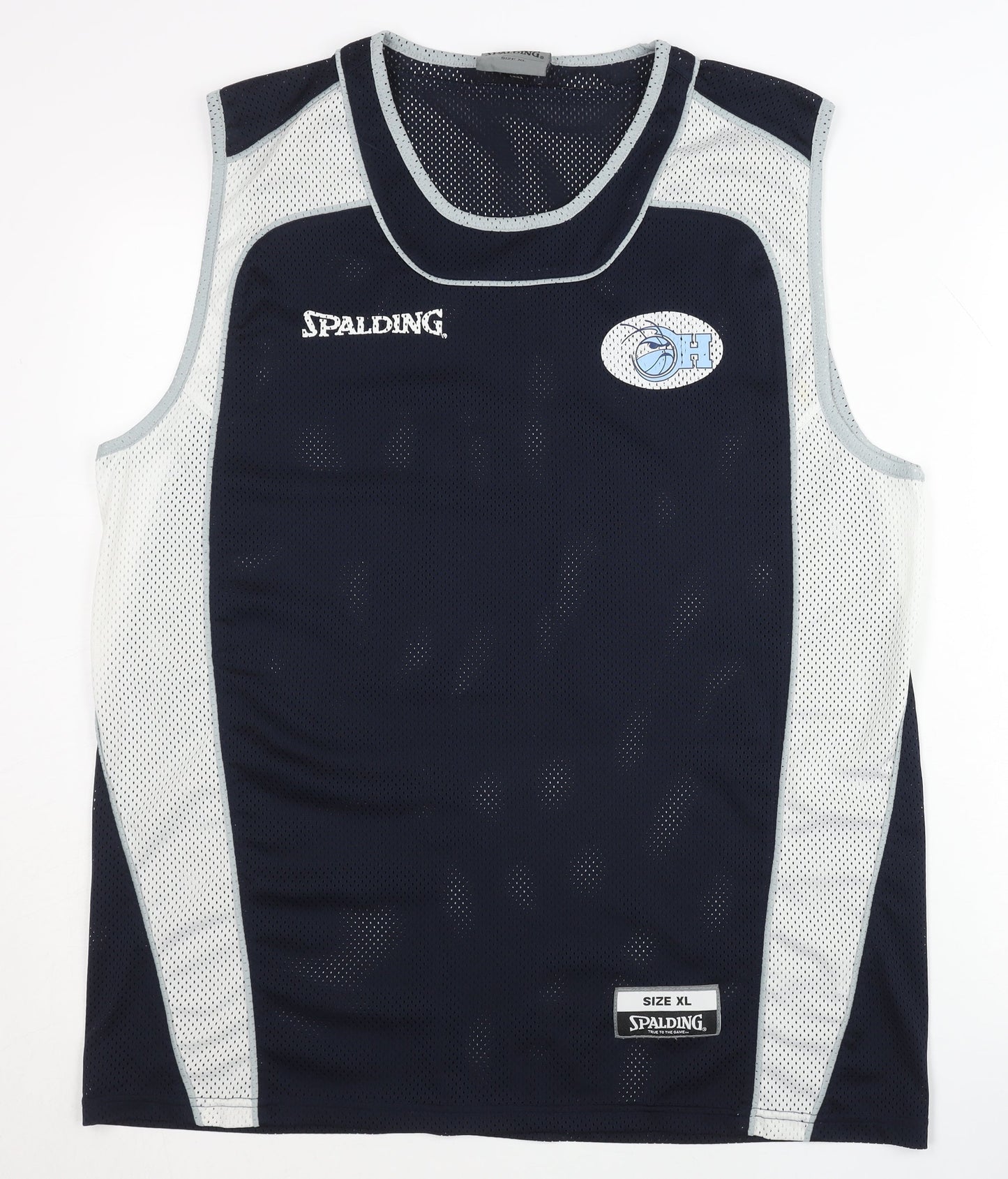 Spalding Men's Black XL Basketball Tank Jersey