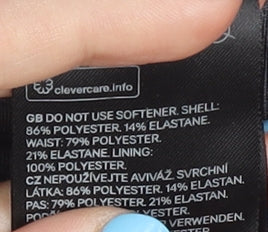 H&M Women's Black Grey Athletic Shorts, Size 8 Gym Quick Dry