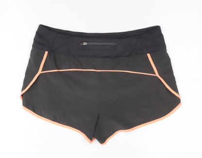 H&M Women Black Running Shorts, S