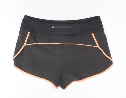 H&M Women Black Running Shorts, S