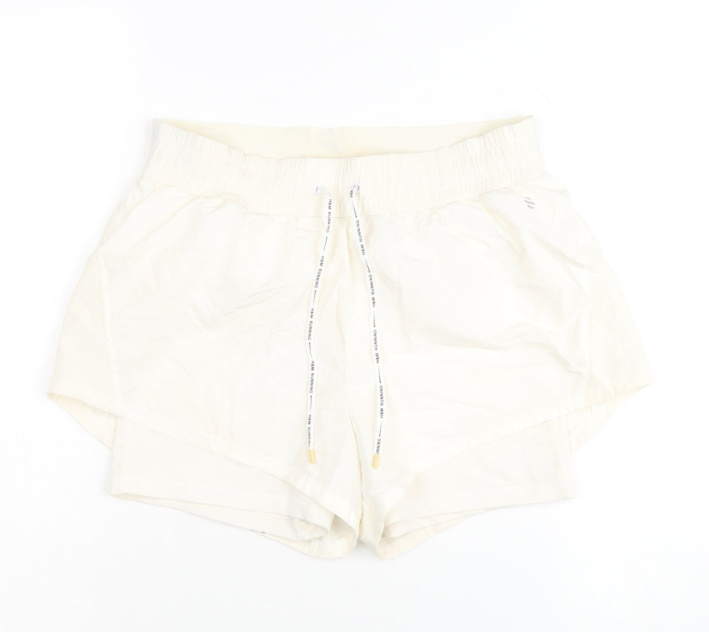 H&M Women's White Athletic Shorts Size 8