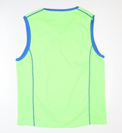 Men's Green Gym Tank Top - Lightweight and Breathable