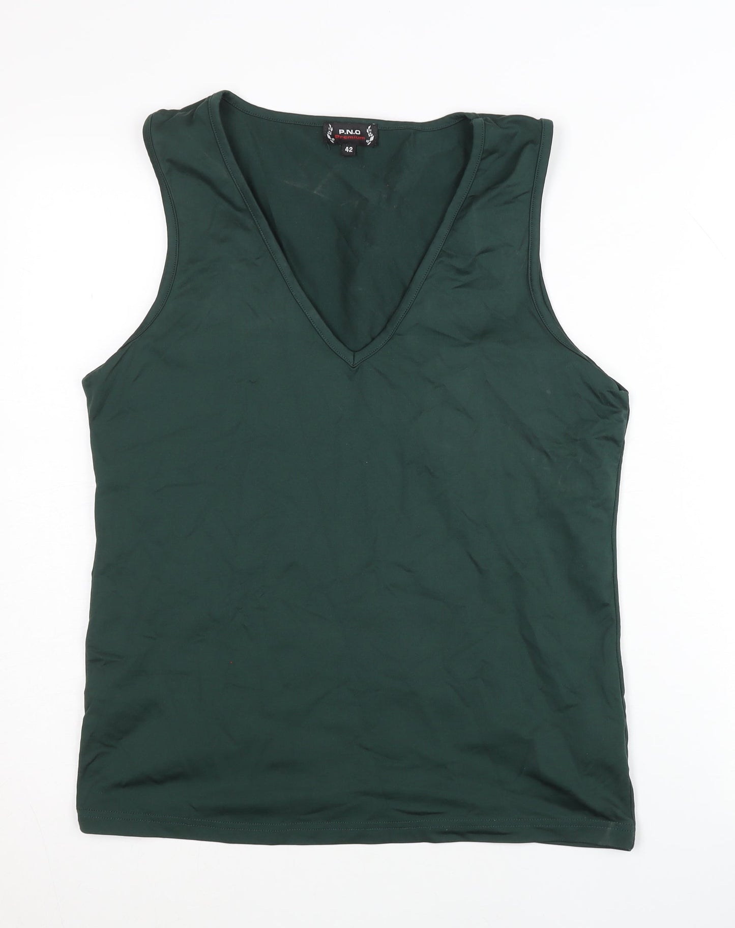 P.N.O Premium Women's Green Tank Top Size 14