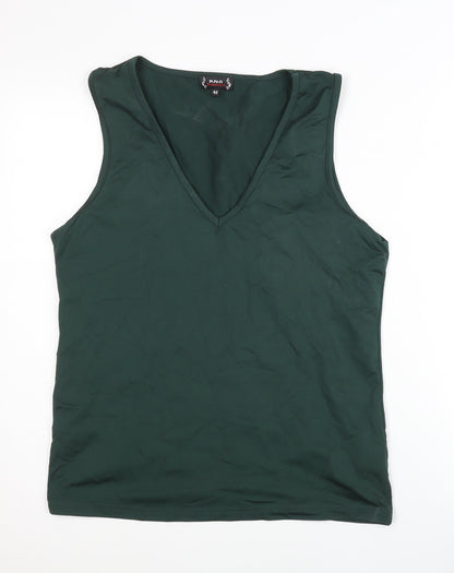 P.N.O Premium Women's Green Tank Top Size 14