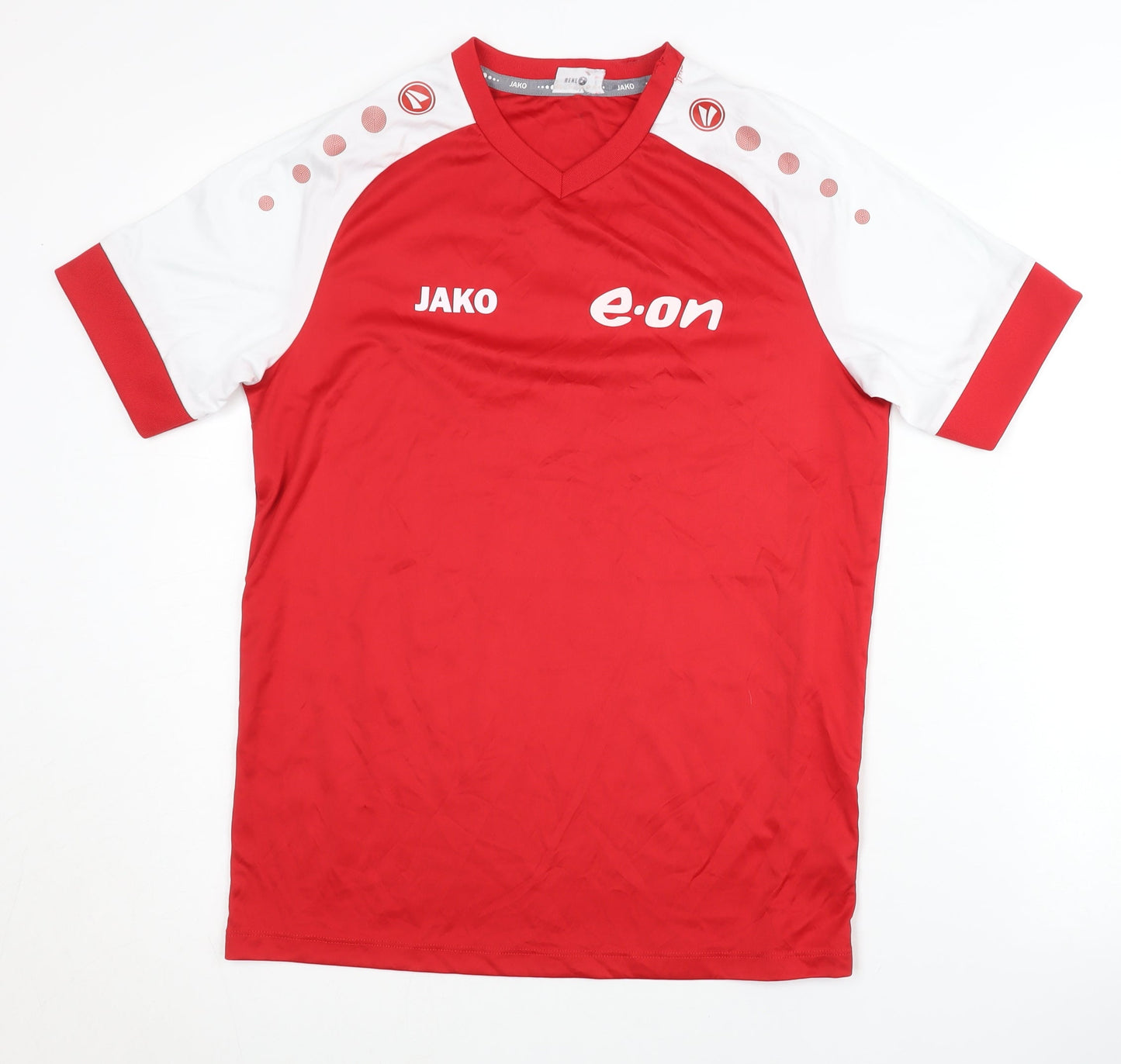 Jako Men's Red Football Jersey, Polyester, Size M