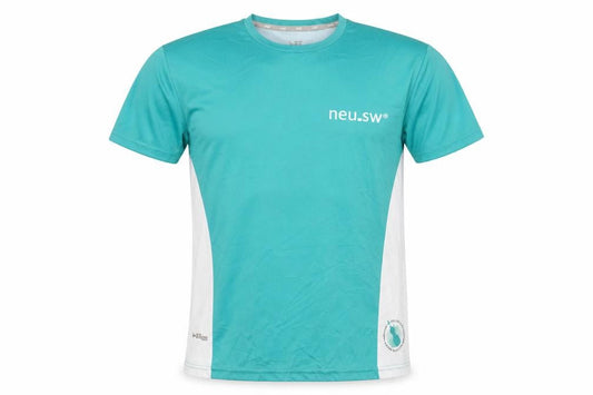 EE Tech Men's Green-White Jersey T-Shirt Large