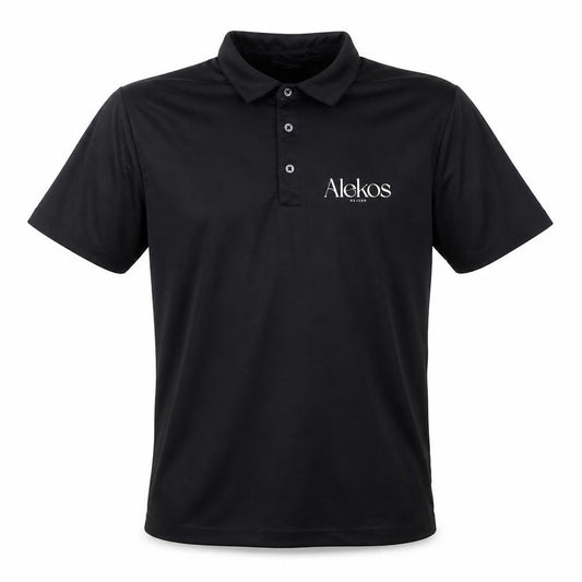 Tee Jays Men's Black Polo Shirt - Size L