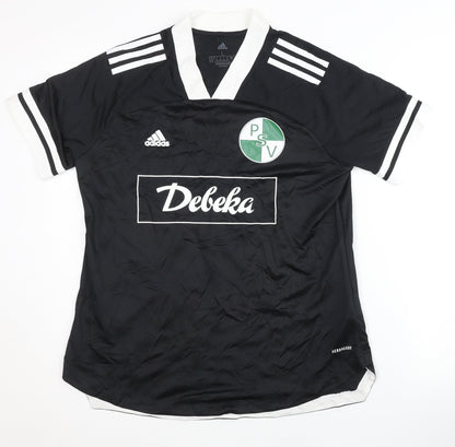 Adidas Unisex Black L Football Jersey T-Shirt