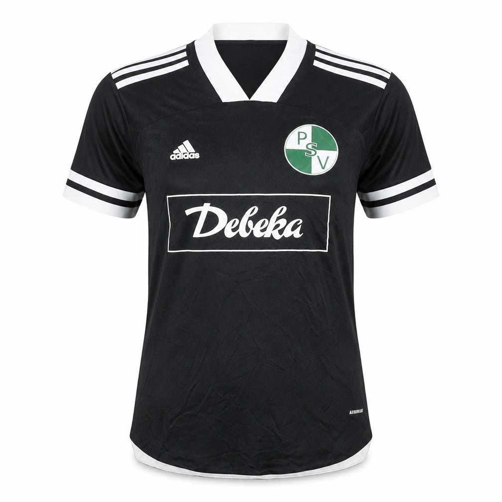 Unisex Adults UK Size L adidas Black Football T-Shirt