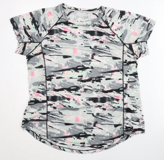 Athleta Women's Camouflage Gym T-Shirt L