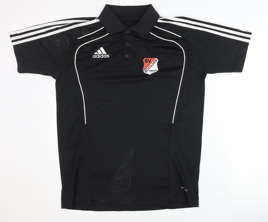 Adidas Men's Black Polo L Sports Jersey