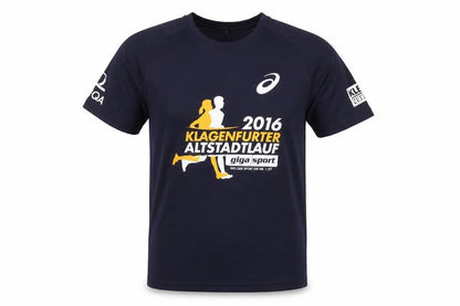 Asics Men's Blue Running T-Shirt - Size S, Sport, Logo