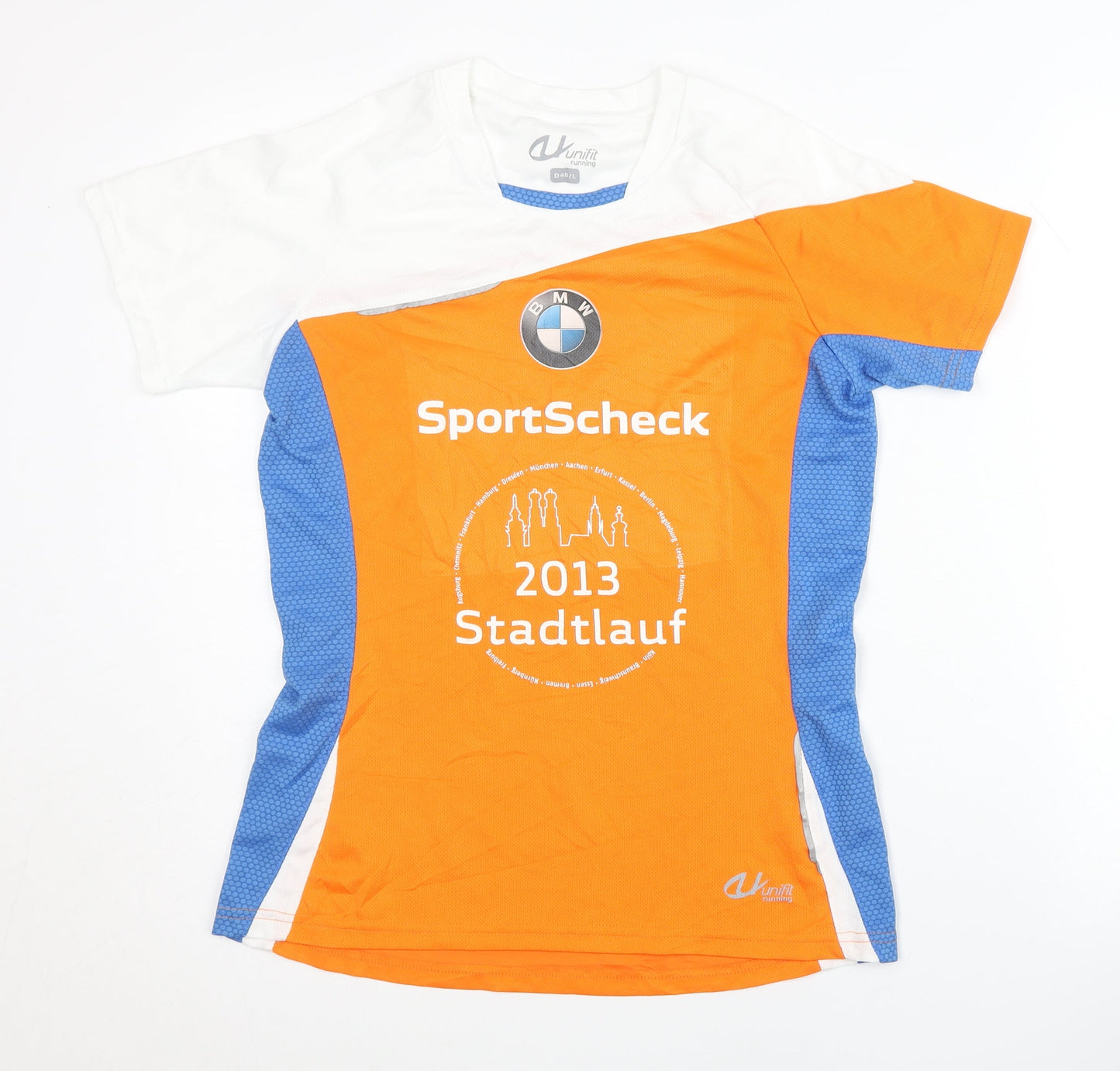 Unifit Orange Running T-Shirt L - Lightweight & Quick Dry