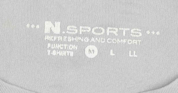 N.Sports Grey Men's M T-Shirt Basic Activewear