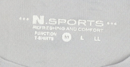 N.Sports Grey Men's M T-Shirt Basic Activewear