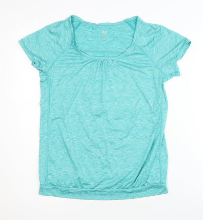H&M Women's Blue T-Shirt Size S