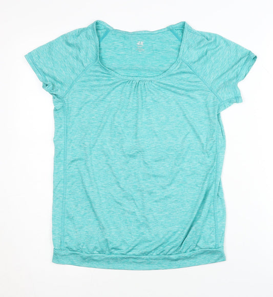 H&M Women's Blue T-Shirt Size S