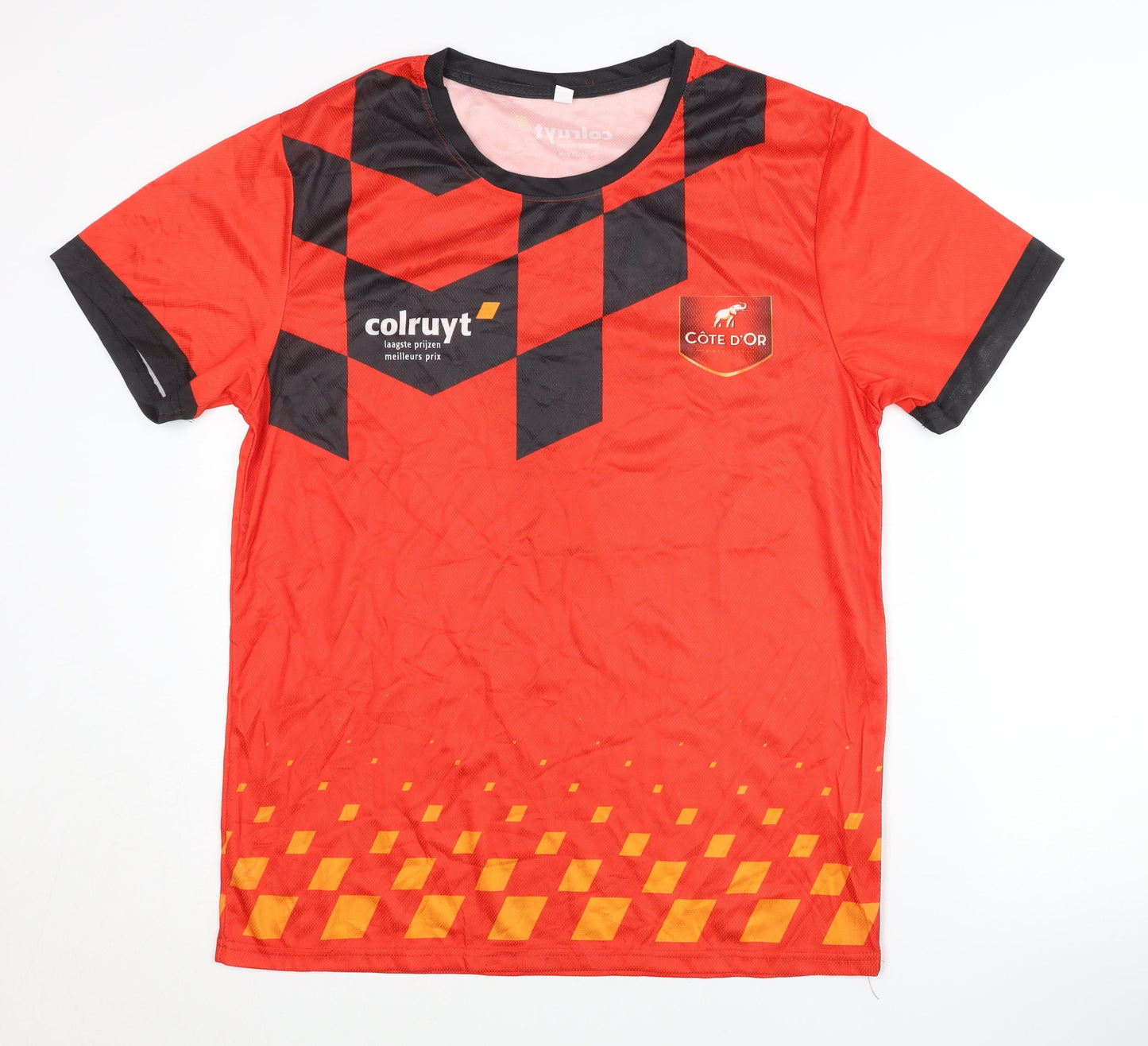 Men's Red XL Football Jersey Short Sleeve