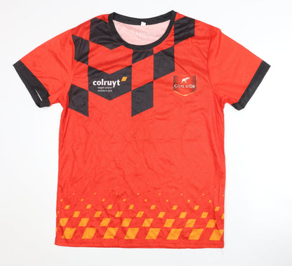 Men's Red XL Football Jersey Short Sleeve