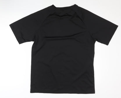 Men's Black 2XL Basic T-Shirt