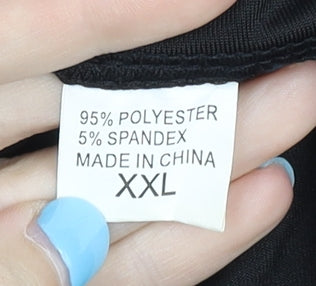 Men's Black 2XL Basic T-Shirt