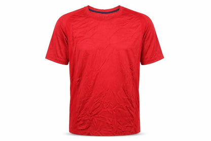 Men's Red Active T-Shirt XL Short Sleeve Crew Neck