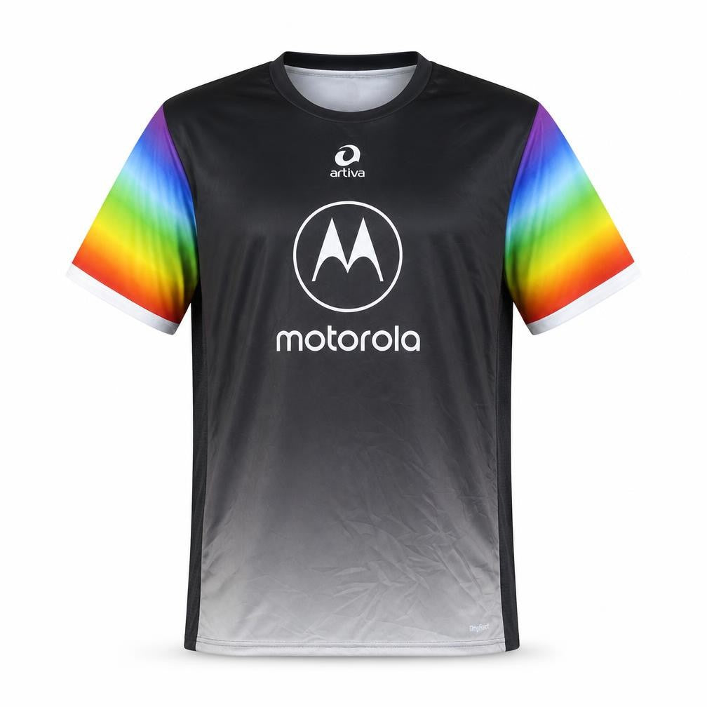 Mens UK Size M artiva Multicoloured Jersey T-Shirt