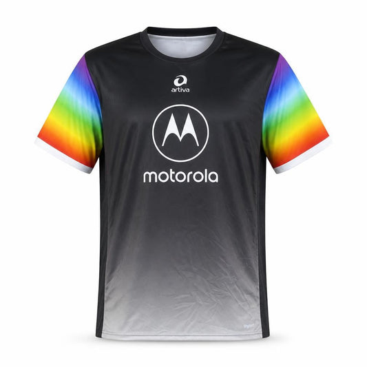 Mens UK Size M artiva Multicoloured Jersey T-Shirt