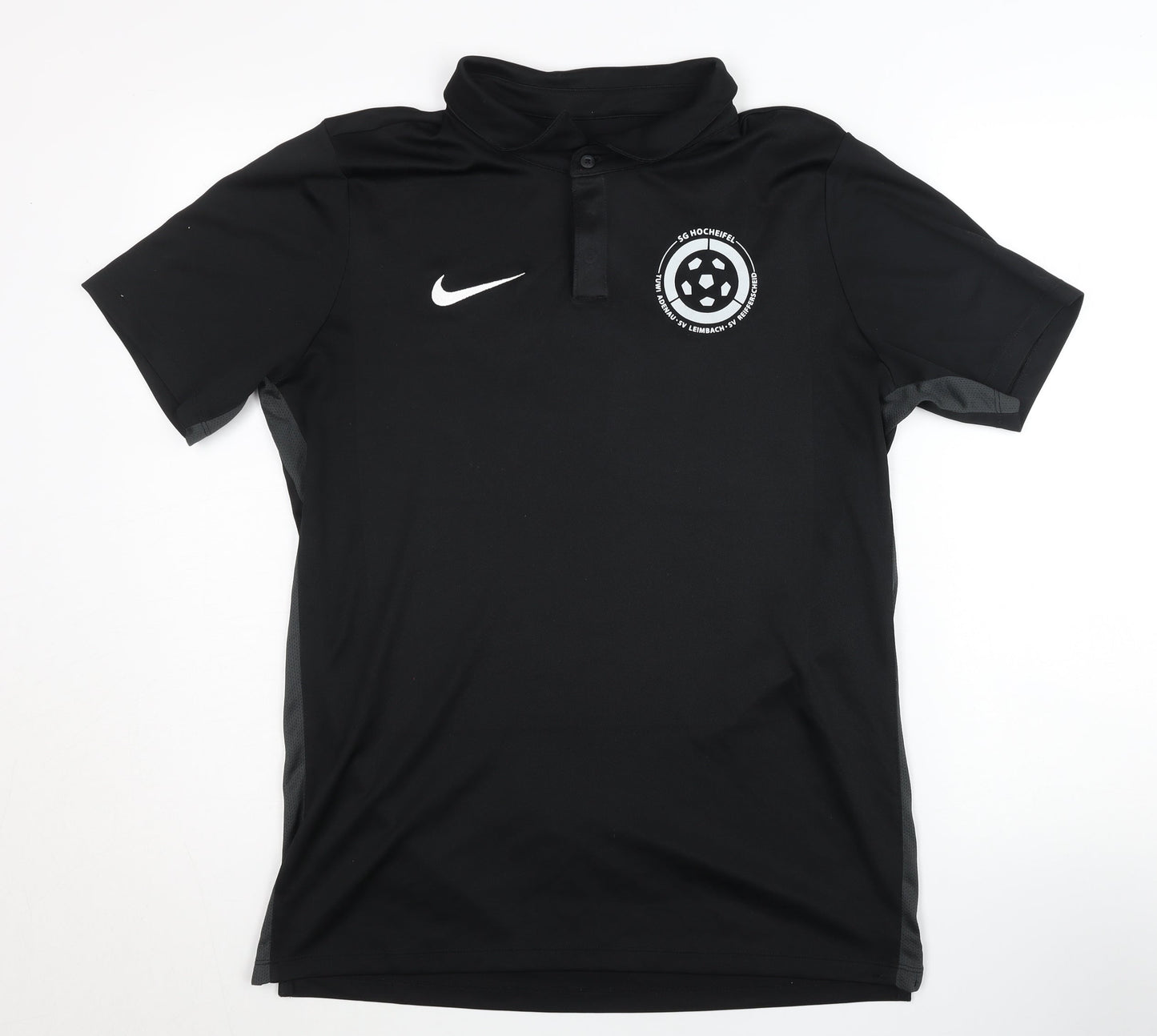 Nike Men's Black Polo Shirt L Gym & Training