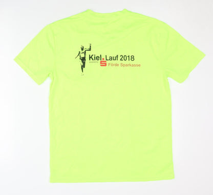 Newline Men's Green Running T-Shirt, Size S