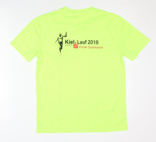 Newline Men's Green Running T-Shirt, Size S