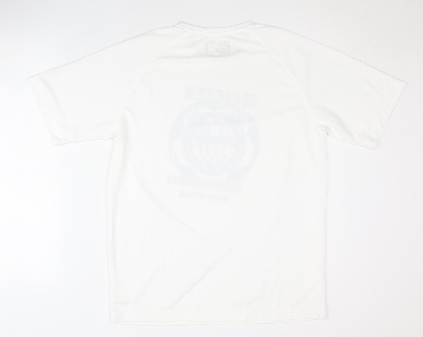 Hanes Men's White M T-Shirt Jersey Sports