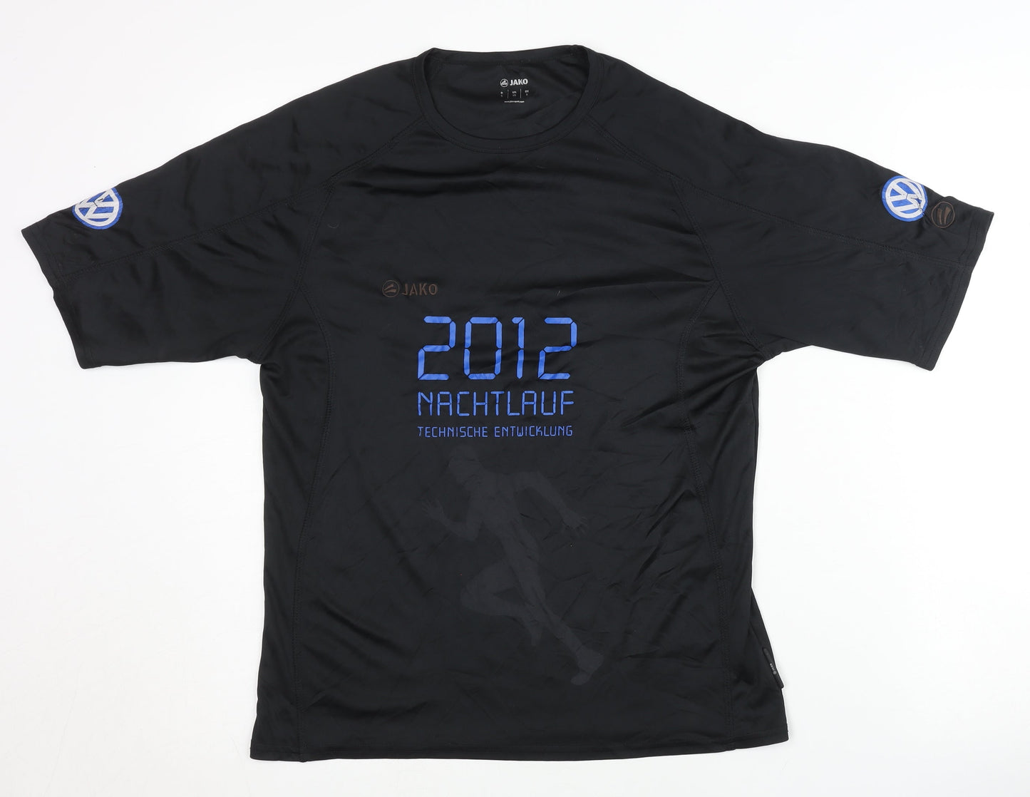 Jako Men's Black XS Jersey T-Shirt for Running